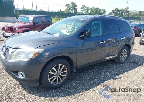 2014 Nissan Pathfinder Sl из США, поврежденный, VIN 5N1AR2MM4EC656657